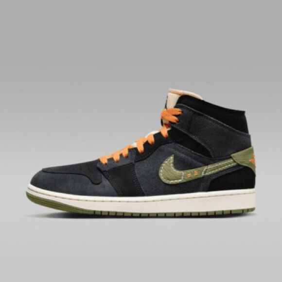 Nike Air Jordan 1 Mid SE Craft. Men size 8.5. Excellent condition. - Picture 1 of 16